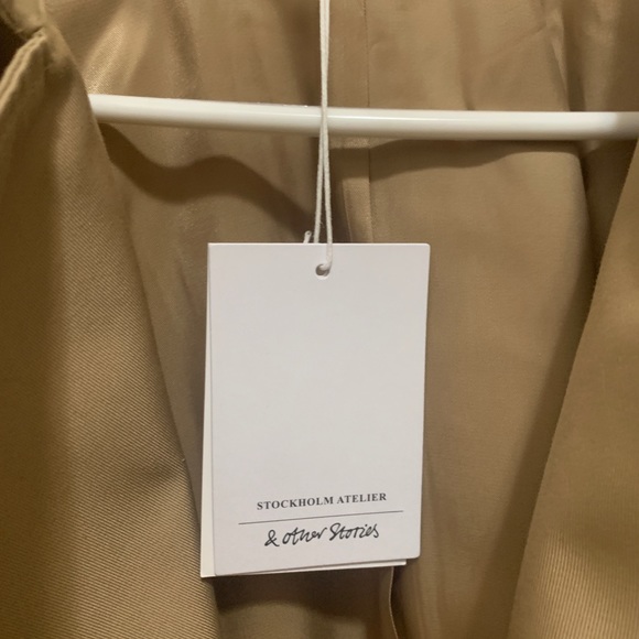 & Other Stories Classic Trench Coat - Beige BNWT - Picture 6 of 7